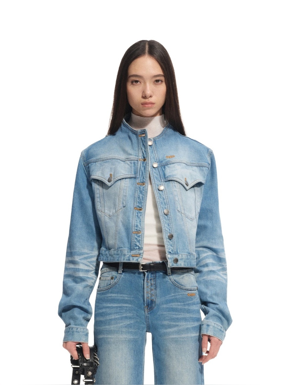 Naws GLACIER BLUE LYNX denim jacket size Large